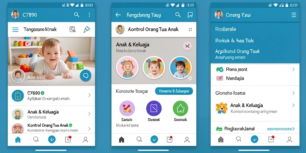 Tampilan antarmuka C7890 yang intuitif dan mudah digunakan.