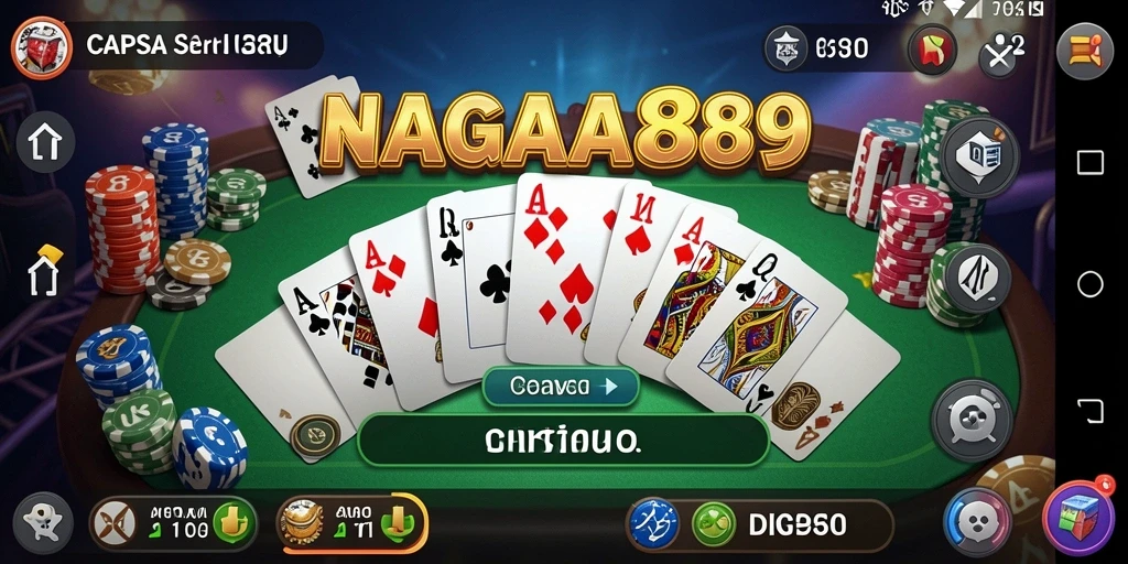 Antarmuka permainan Capsa yang menarik di NAGA889.