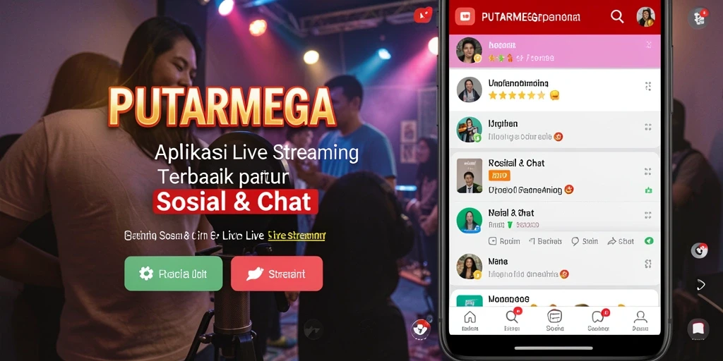 Tampilan antarmuka PUTARMEGA yang atraktif dan mudah digunakan.