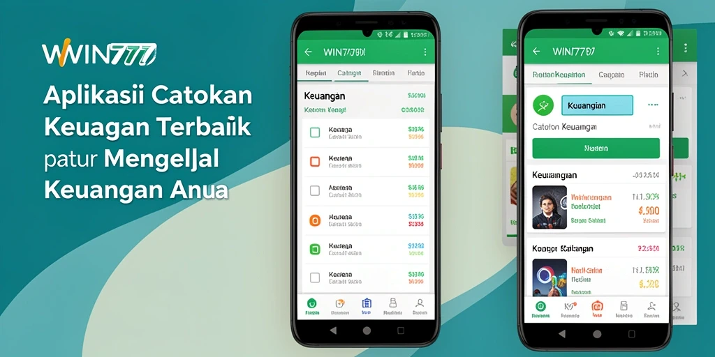 Tampilan antarmuka WIN777 yang sederhana dan fungsional untuk Catatan Keuangan.